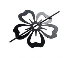 Douceur dIntÃ©rieur PETALY Embrasse Broche, Noir, (0) 15 CM