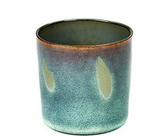 SERAX B5116111 Terres de Rêves Service à Café Poisson Bleu Gris