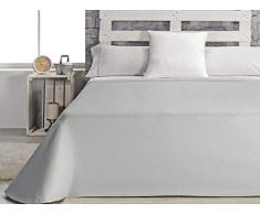 Maison en Tissu Couvre-lit pour lit de 105, Polyester, Gris, 1Â Place, 42Â x 34Â x 9Â cm