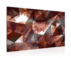 Tableau decoration murale 3D MÃ©tallique - XXL Impression sur Toile Salon Appartment 1 Parties - prÃªt Ã accrocher - 506514a