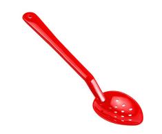 Garcia de pou perforé Service Buffet Cuillère, Policarbonate, Rouge, 30 x 30 x 30 cm