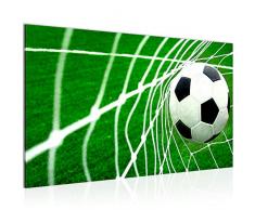 Tableau decoration murale Football - XXL Impression sur Toile Salon Appartment 1 Parties - prêt à accrocher - 611414a