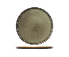 COSY & TRENDY 3948032 Assiette Plate en Porcelaine Quintana-Vert-D 32,5 Cm