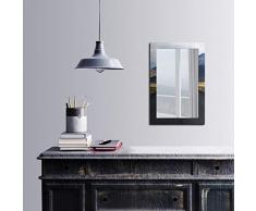 Bonamaison DÃ©coration Murale Impression sur Miroir EncadrÃ© sur Toile, Dimensions: 40 x 60 Cm - ConÃ§u et fabriquÃ© en Turquie