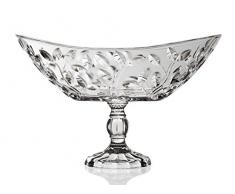 RCR Laurus Centre de Table, Verre, Transparent