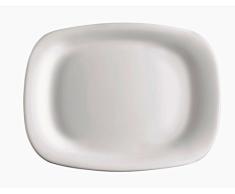 Bormioli Rocco Assiette 34 x 24 cm Parme blanc, verre