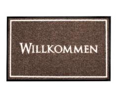 Young Generation Shoe-Max YH 101415Â W Paillasson Ever Clean willkommmen Frame, Wood/Gris Clair 44Â x 75Â cm