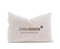 Zirben Family Coussin en pin Naturel pour Chien 20 x 30 x 9 cm