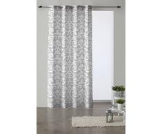 Martina Home Messine Rideau avec Oeillets, Tissu, 27Â x 2Â x 40Â cm 27x2x40 cm Gris
