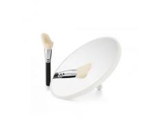 Philippi Donatella Miroir grossissant, Bois, Blanc, 21Â x 21Â x 21Â cm