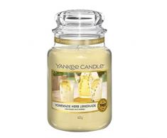 Yankee Candle bougie jarre parfumée | grande taille |Limonade aux herbes | jusquâà 150 heures de combustion | La Collection Garden Hideaway