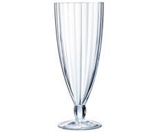 Luminarc Lot de 6 Gobelets Ã Glace Quadro Ice Verre Transparent, Verre, Transparent, 500 ml