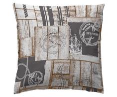 Martina Home â Housses de Coussin Marine 40 x 40 cm Gris