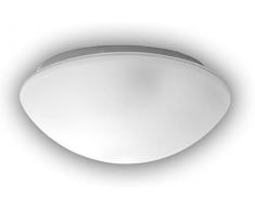Niermann Standby Plafonnier, Verre, satiniert mit Klarrand, 20 x 8, E14 230 volts