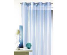 HomeMaison Voilage en Voile irisé, 100% Polyester , Bordeaux