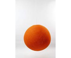 Cotton Ball Lights Lampe suspension 31Â cm, coton, Dutch Orange