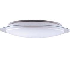 Heitronic Plafonnier LED Skyline, Couleur de la lumiÃ¨re dans 6Â niveaux au choix, 6Â prises Ã intensitÃ© variable, diamÃ¨tre 510Â mm, 96Â Samsung type 5630, 37Â W avec IR fernbe Hei de 27652