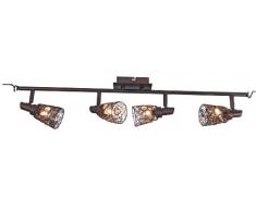 Naeve Leuchten 1112720 Applique murale Cottage 4 ampoules en mÃ©tal 79 cm