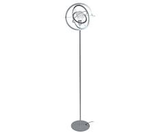 Tosel 50708 Lampadaire Anneaux de Saturne Acier 60 W E27 Aluminium