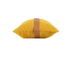 douceur dintÃ©rieur coussin dehoussable 30x50cm velours milleray jaune