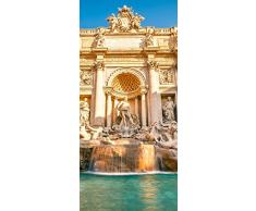 PeelitStickit ID-025Â 60Â Largeur x Hauteurâ¯: 130Â cm Villes cÃ©lÃ¨bres bÃ¢timents et de Rome de Haute qualitÃ© Mural en Vinyle Papier Peint Mural