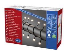 Konstsmide 3695-107 Guirlande Lumineuse avec Globes Ã LED, Plastique, 4.8 W, Blanc