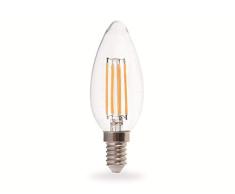 V-Tac Europe LTD Ampoule LED E14 6 W, Bougie Filament