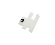 GARDINIA Embouts pour Tringle Ã rideaux - Perfectline - 2 x Embouts - Plastique - Blanc