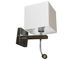 interfan Applique murale Ãcran + LED E27, chrome