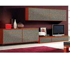 LÃnea Hogar Deco Ddeco Autocollant décoration Mini-Rouleau Aluminium-Largeur: 45 cm-Longueur: 20 m-Gris Granite