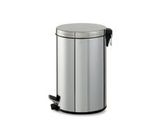 in Factory Professional Poubelle Premium Pédale INOX 12 Lt Nature