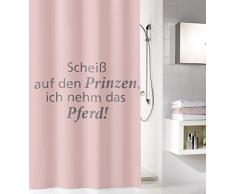 Kleine Wolke Textilgesellschaft Prinz, Rideau de Douche, 180x200 cm, Rose, Plastique, 200x180x2 cm