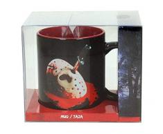 DIRAC Tasse Jason S Mask Poster Ceramic Mug Friday The 13Th Official Merchandising Tasses de petit-déjeuner, Ne sapplique pas
