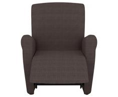 Eiffel Textile Lille â Housse canapé Fauteuil 55 x 195 x 2 cm Marron