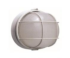 LYO Applique murale rond LED intÃ©grÃ©, 14Â W, blanc, 19Â x 10Â cm