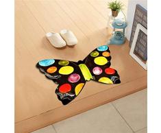 Bonamaison Paillasson décoratif Multicolore 50 x 80 cm