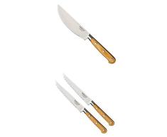 Sabatier - Set de Couteaux : Couteau Ã Pizza + 2 Couteaux Ã steack