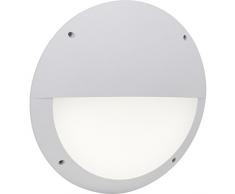 Brilliant G96307/05 Ballina Applique Murale ExtÃ©rieure LED, Plastique/N/C, IntÃ©grÃ©, 12 W, Blanc