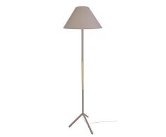 Tosel 51153 Lampadaire 1 Lumière, Acier, E27, 40 W, Noir, 40 x 155 cm
