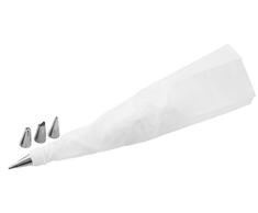 Zeller 44731 Poche Ã Douille avec 4 Douilles Plastique Blanc/Argent 31 x 18 x 3,5 cm
