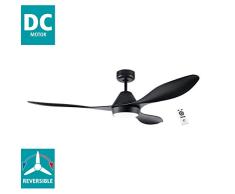 Eglo 35017 Ventilateur de plafond, MÃ©tal, Noir, 132