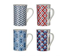 Premier Austin Lot de 4 Tasses Porcelaine Blau 270 ML