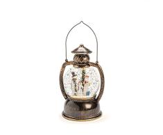 Konstsmide 3498-000 Lanterne Boule Ã LED Famille de Bonshommes de Neige, Verre/,, 0.3 W, Blanc