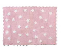 Aratextil Eden Tapis Enfant, Coton, Rose, 120Â x 160Â cm