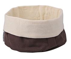 Fackelmann 43507 Corbeille Ã Pain 20x30cm crÃ¨me/Marron, Coton, 30 x 20 x 20 cm