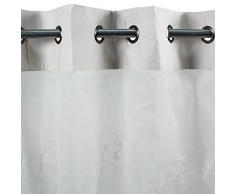 Thedecofactory Francois Voilage, Polyester, Blanc, 110 x 260 x 3 cm