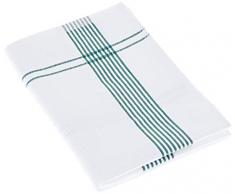 Lasa Home Torchon de Cuisine, nid dabeille, en 5070, Couleur Vert Coton, 50x70x1 cm