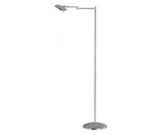 Trio Leuchten 474790107 Lampe sur pied, MÃ©tal, 8 W, Nickel Mat