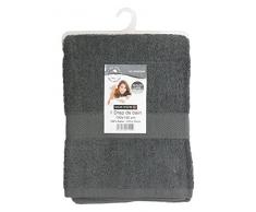 Soleil docre 443102 Douceur Drap de Bain Coton Gris 100 x 140 cm