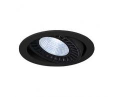 SLV Spot Encastré LED SUPROS 2100lm, Rond, Noir | Plafonnier Inclinable pour Eclairage Intérieur, Spots LED, Réflecteur, Projecteur de Plafond, Lampe de Plafond, Encastré | 1 Lampe, LED Intérieure, EEC A-A++